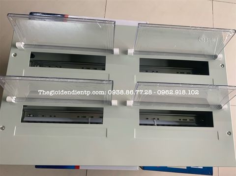 Tủ điện vỏ kim loại gắn âm 48 Module