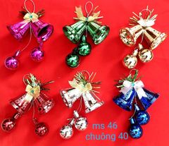 Set 3 Chuông Đôi Giáng Sinh 4cm