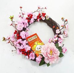 VÒNG HOA TRANG TRÍ TẾT