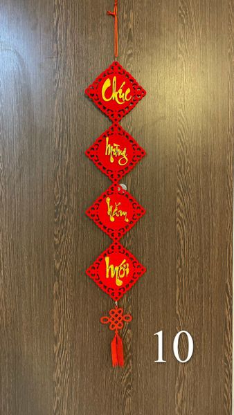 LIỄN DÂY CÂU CHÚC TẾT NỈ ĐỎ