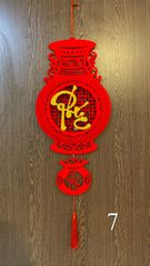 LIỄN TẾT CHỮ PHÚC NỈ ĐỎ