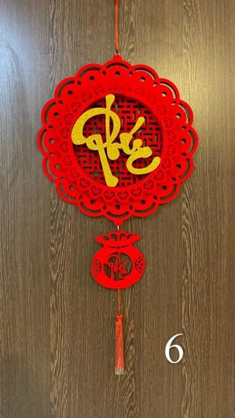 LIỄN TẾT CHỮ PHÚC NỈ ĐỎ