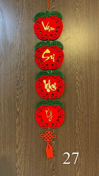 LIỄN DÂY CÂU CHÚC TẾT NỈ ĐỎ