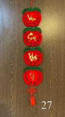 LIỄN DÂY CÂU CHÚC TẾT NỈ ĐỎ