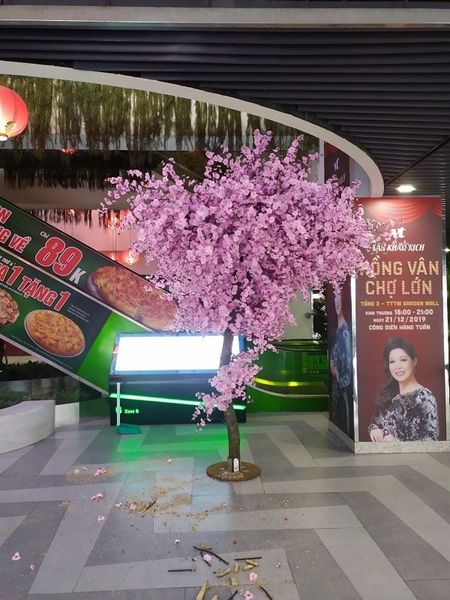 CÂY HOA ĐÀO GIẢ ĐỦ SIZE