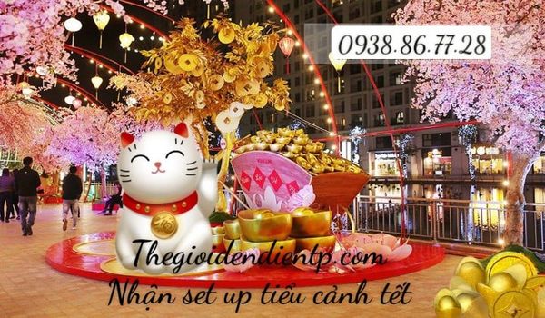 CÂY PHÁT TÀI ĐỒNG TIỀN VÀNG TRANG TRÍ TẾT