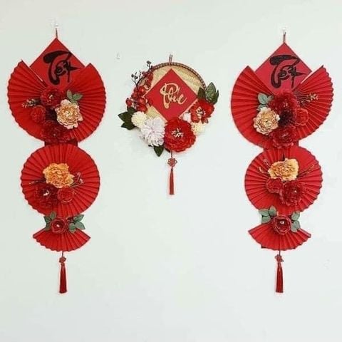 COMBO QUẠT GIẤY TRANG TRÍ TẾT