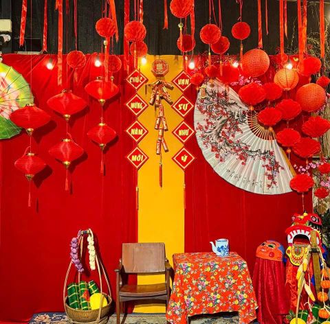 MẪU TRANG TRÍ TẾT HIỆN ĐẠI 2024