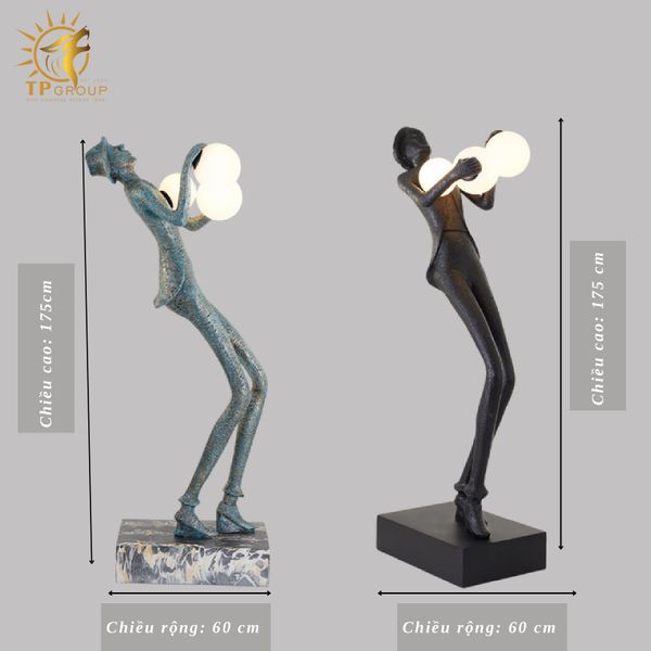 Đèn sàn dáng người ấn tượng ZH.HMLDD017 (đặt hàng từ 10- 15 ngày)