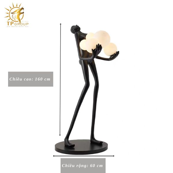 Đèn sàn dáng người ấn tượng ZH.HMLDD017 (đặt hàng từ 10- 15 ngày)