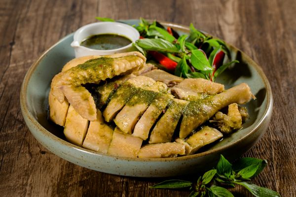  Gà áp lạnh tắm sốt thảo dược Koh Yam 