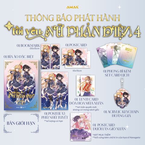 Tôi Yêu Nữ Phản Diện - Tập 4 - Light Novel