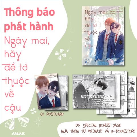 Ngày Mai, Hãy Để Tớ Thuộc Về Cậu