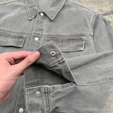  Áo khoác jeans 8Seconds - two pocket crop shirt 