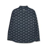  Áo sơ mi jeans MLB Cube MONOGRAM All Over 
