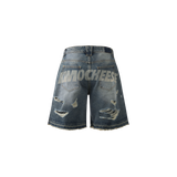  Quần KMC logo faded HOMELESS distressed 