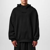  Áo hoodie ESSENTIALS jet black logo nhỏ 