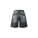  Quần KMC logo faded short jeans 
