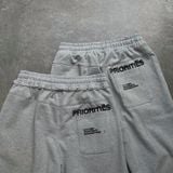  Quần nỉ KMC "Priority" Grey Baggy Sweatpants 
