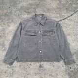  Áo khoác jeans 8Seconds - two pocket crop shirt 