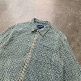  Áo khoác zip Thisisneverthat - jean washed 