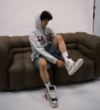  Áo hoodie KMC RAGE - zip 2 way YKK 