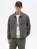  Áo khoác jeans 8Seconds - two pocket crop shirt 