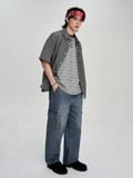  Quần jeans 8seconds túi hộp - xanh wash 