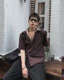 Áo sơ mi KMC Pretencious Layered Mocha Shirt 
