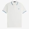  Áo Polo FRED PERRY trắng M3600/W67 