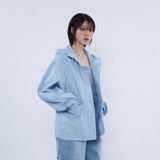  Áo khoác Code graphy Washed Cotton Hooded Zip-Up 