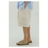 Quần short linen PERSTEP 