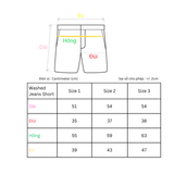  Quần KMC logo faded short jeans 