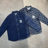  Áo sơ mi jeans MLB Cube MONOGRAM 
