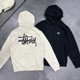  Áo hoodie Stussy zip (bị lỗi đổ lông) 80% OFF 