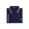  Áo Polo FRED PERRY navy logo vàng M3600/U95 