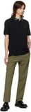  Áo Polo FRED PERRY Black Jacquard Collar M8534/102 