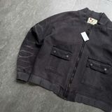  Áo khoác bomber Denim washed 