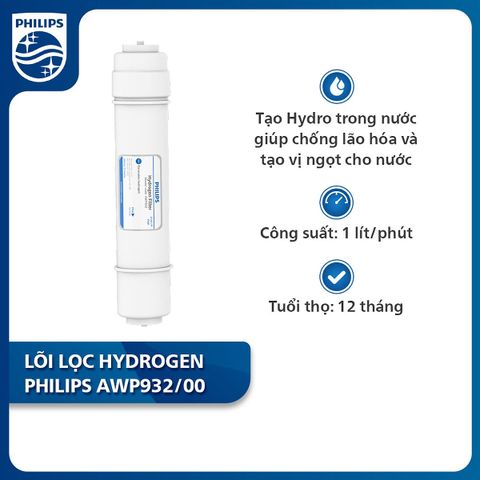 Hydrogen - Lõi Lọc Philips AWP932 _ dành Máy Lọc Nước Philips RO ADD8960 / ADD8976