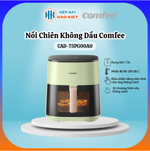 CAD-75PG00A0 - Nồi Chiên Không Dầu COMFEE _ 7,5 Lít  - 1550W