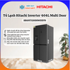 HR4N7520DSWDXVN_Tủ Lạnh Hitachi Inverter 464 Lít Multi Door