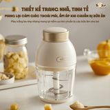  QSJ-D02Q1 - Máy Xay Ăn Dặm Bear 0.6 Lít - Kem 