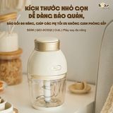  QSJ-D02Q1 - Máy Xay Ăn Dặm Bear 0.6 Lít - Kem 
