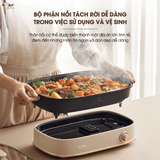  SB-NL45K - Nồi Lẩu Nướng Đa Năng Bear 2 Ngăn 4.5 Lít 