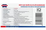  SHA76215CK - Máy Lọc Nước RO Nóng Nguội Lạnh Sunhouse - 9 Lõi 
