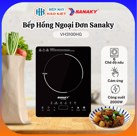VH3100HG - Bếp Hồng Ngoại Đơn Sanaky _ 2000W