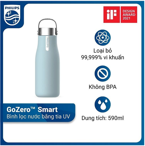 AWP2788BL/97 - Bình Giữ Nhiệt Thông Minh UV LED Philips