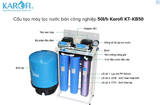  KT-KB50 - Máy lọc nước bán công nghiệp 50L/H Karofi - Bình áp 50 lít _ 7 Lõi 