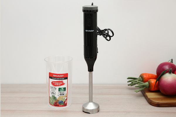 EM-H074SV-BK - Máy Xay Sinh Tố Cầm Tay Sharp _ 1.5 Lít