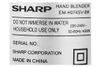 EM-H074SV-BK - Máy Xay Sinh Tố Cầm Tay Sharp _ 1.5 Lít